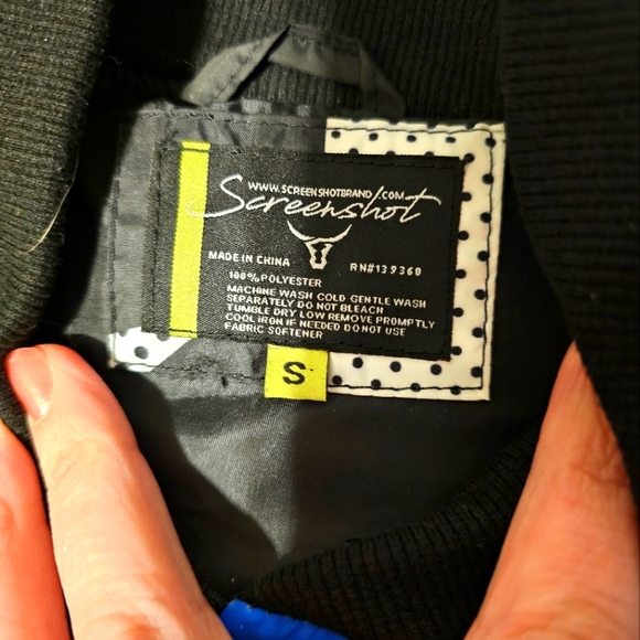 Graffiti comic style jacket size S - Picture 2 of 4